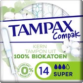 Tampax Cotton Protection Compak Super Tampons - Tampons met Inbrenghuls - 14 stuks