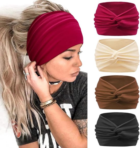 Dames Lente Herfst Suède Hoofdband Kruisknoop Elastische Haarbanden Meisjes Haarband Haaraccessoires kopen vanaf een prijs van 0.96