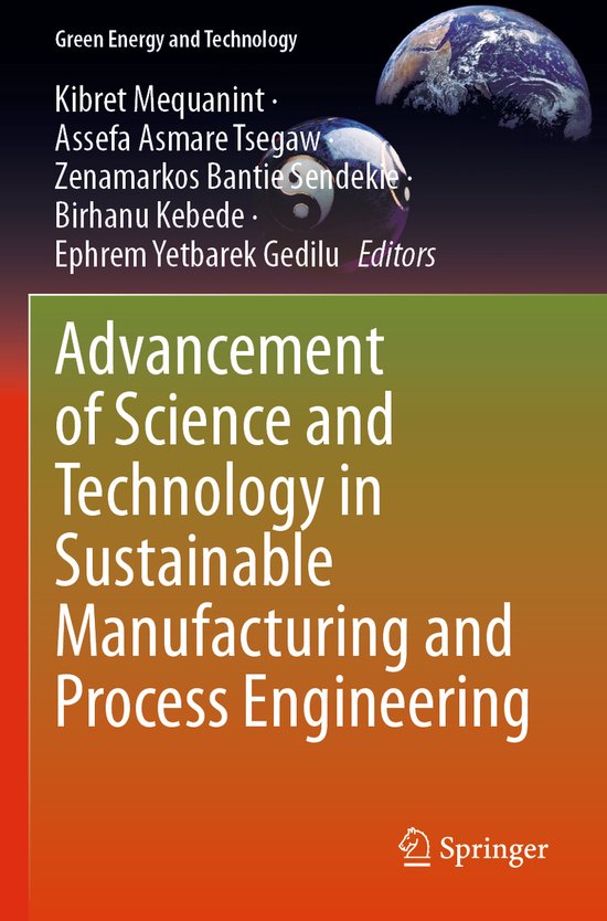 Green Energy and Technology- Advancement of Science and Tech ... - cover