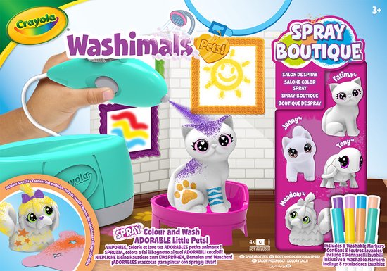 Crayola Washimals Schoonheidssalon - Speelgoed de Betuwe