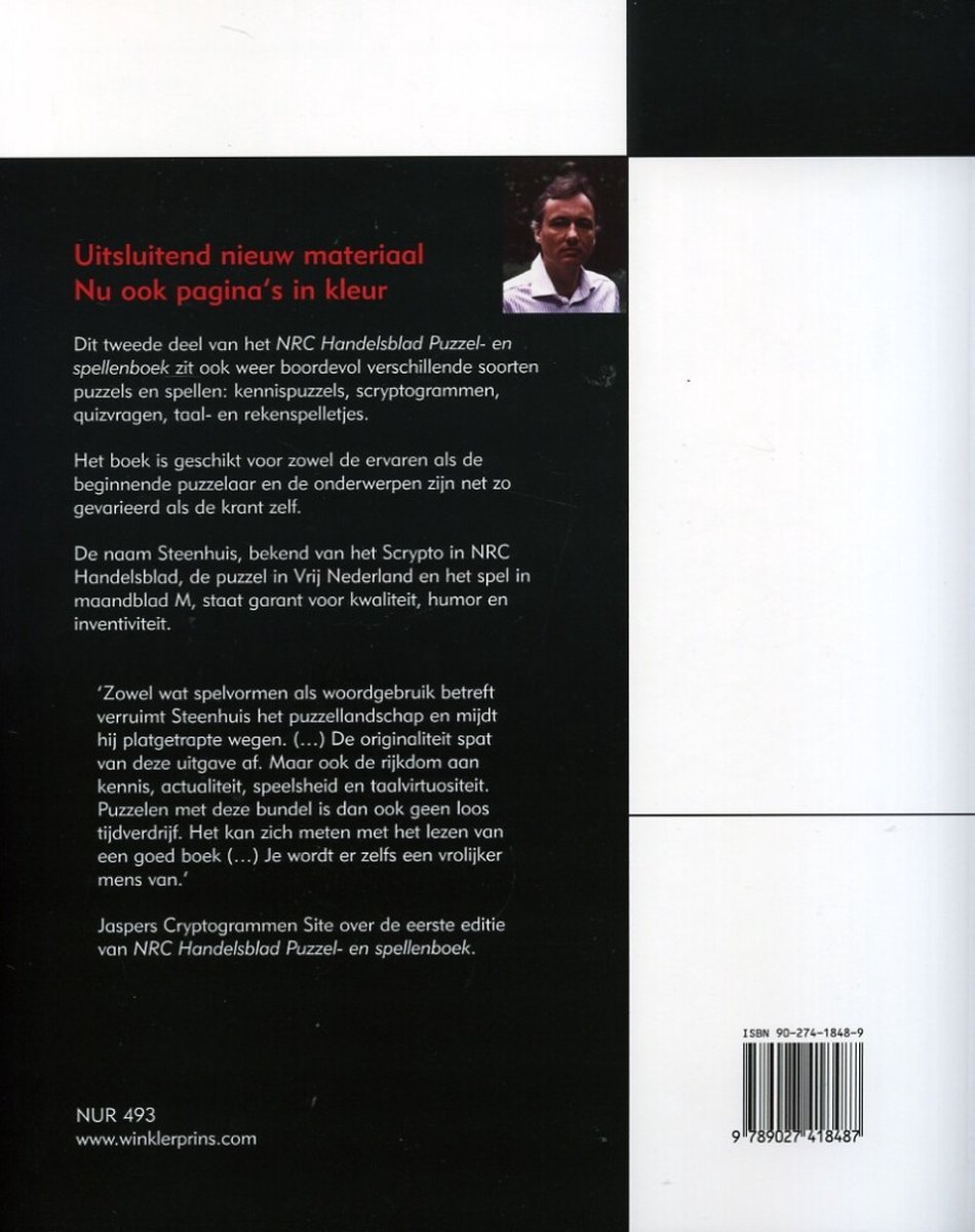 Nrc Handelsblad Puzzel en Spellenboek 2 - Kennispuzzels, scryptogrammen,  quizvragen | bol