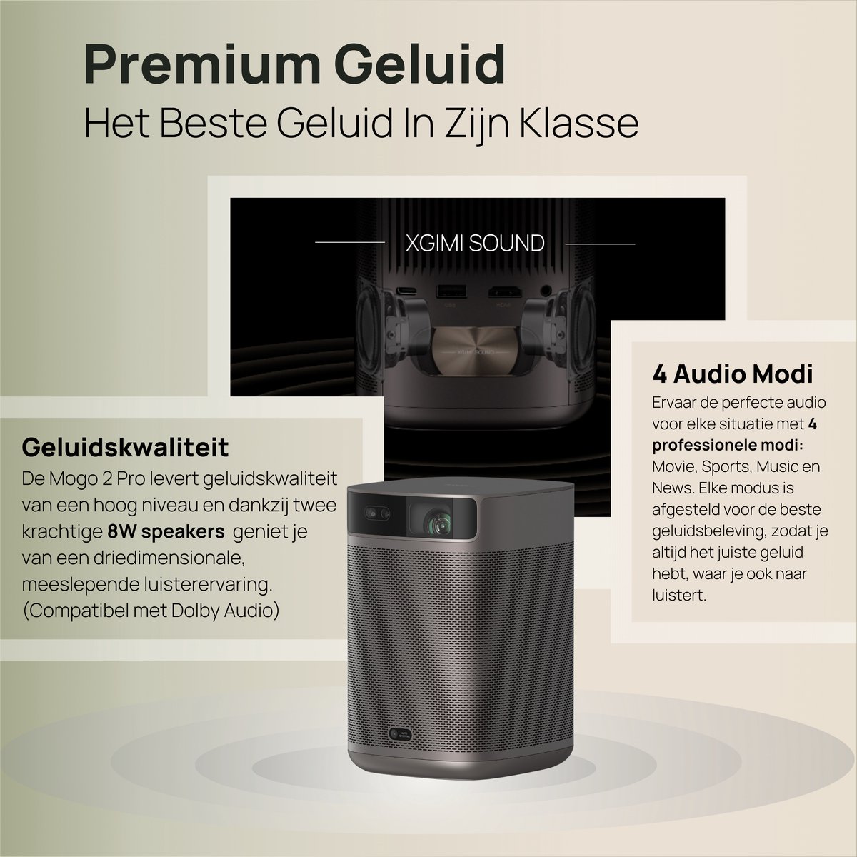 Gosknor Tafelmodel Projectorstandaard, 360° Verstelbare Multi Hoek