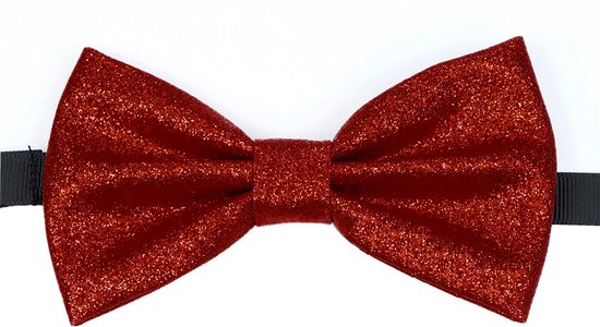 Sorprese Bow Tie - Red Glitter - pré-noué - noeud papillon - noeud - noeud papillon