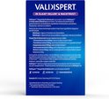 Valdispert Slaap & Nacht Advanced verpakking met "Gluten Vrij, Lactose Vrij, Vegan Ingrediënten" en Vemdia B.V. adres.