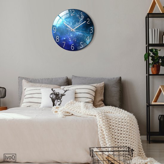 Klok storm op zee tijdens de visvangst 30 cm - Pedro Rappé - Modern Klok storm op zee tijdens de visvangst 30 cm - Pedro Rappé - Modern