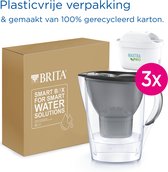 Bol.com Brita Marella Waterfilterkan Grijs 2.4L - 3 MAXTRA PRO AIO Filters - Duurzaam verpakt aanbieding