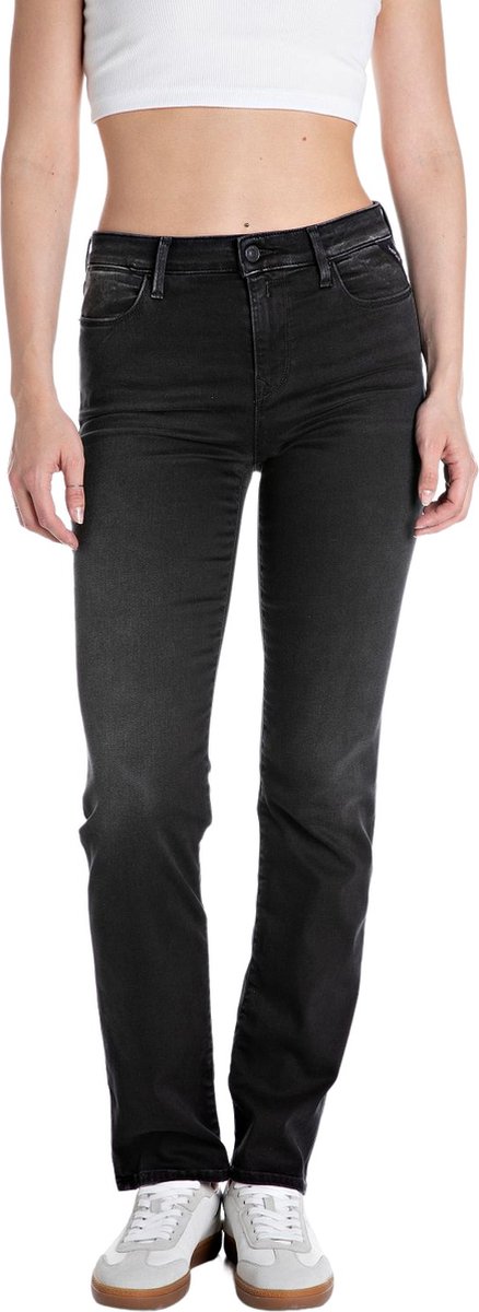 Replay Dames Jeans Broeken ZOLIE regular/straight Fit Zwart 30W / 30L Volwassenen