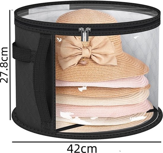 EZOWare Boîte de Rangement Pliable de 30L avec Couvercle, Cube, Boîte Range pour Vêtement