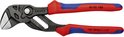 Knipex waterpomptang met rood-blauwe handvatten. Model 86 02 180.