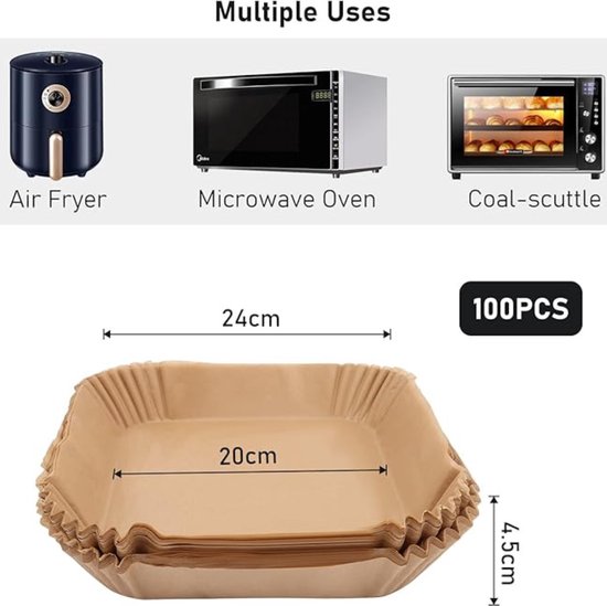 Friteuse Ronde AirFryer Avec Soupçon D'huile De 1400 Watts Avec Capacite De 1 2 Kg Acier Inoxydable