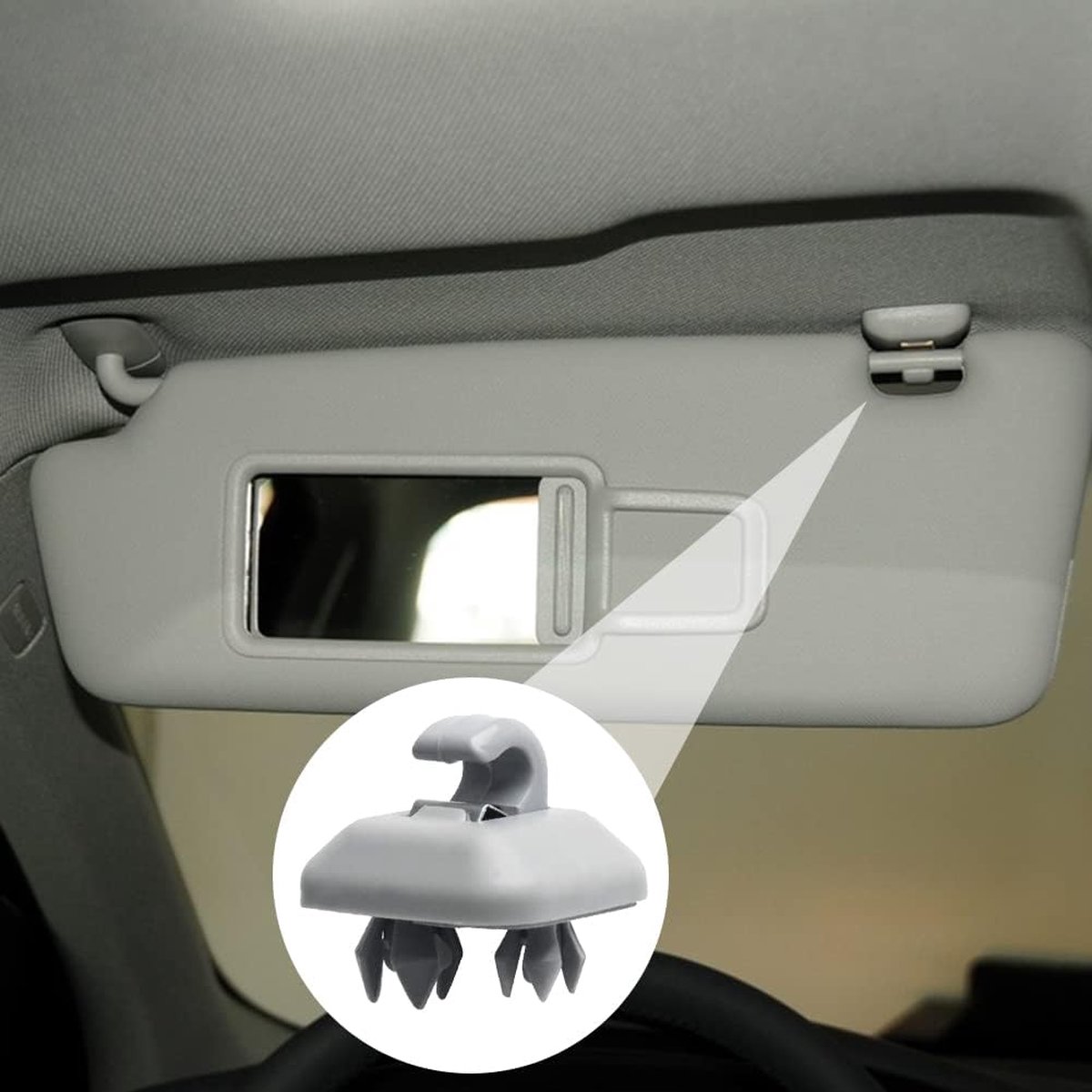 Runmade Crochet De Fixation Pour Pare-soleil Intérieur Compatible