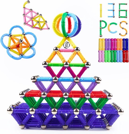 Equivera Knikkerbaan Magnetisch - Knikkerbaan Magnetisch - Knikkerbaan - Magnetisch Speelgoed - Magnetic Toys
