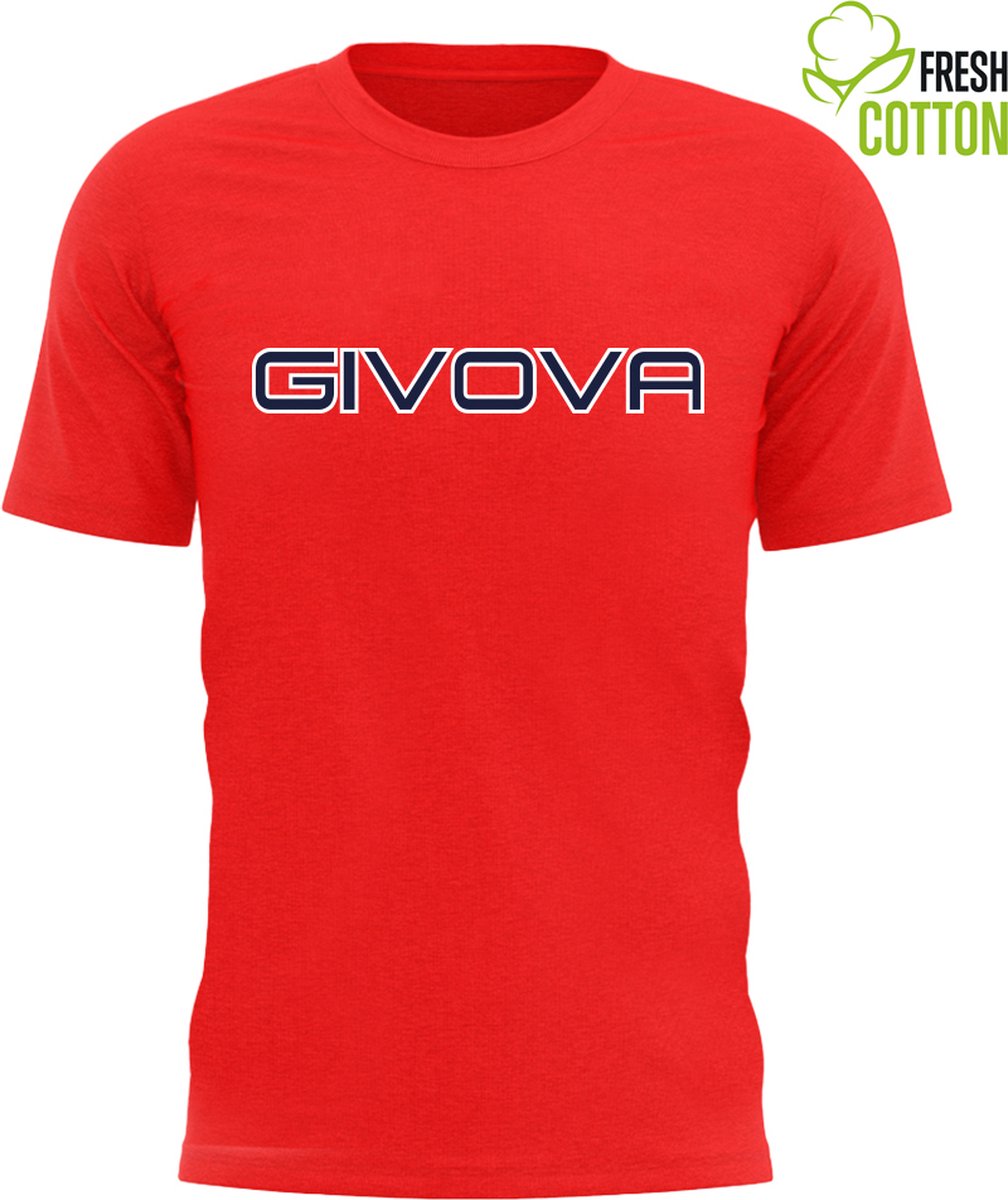 Givova Spot T-shirt Met Korte Mouwen Rood L Man