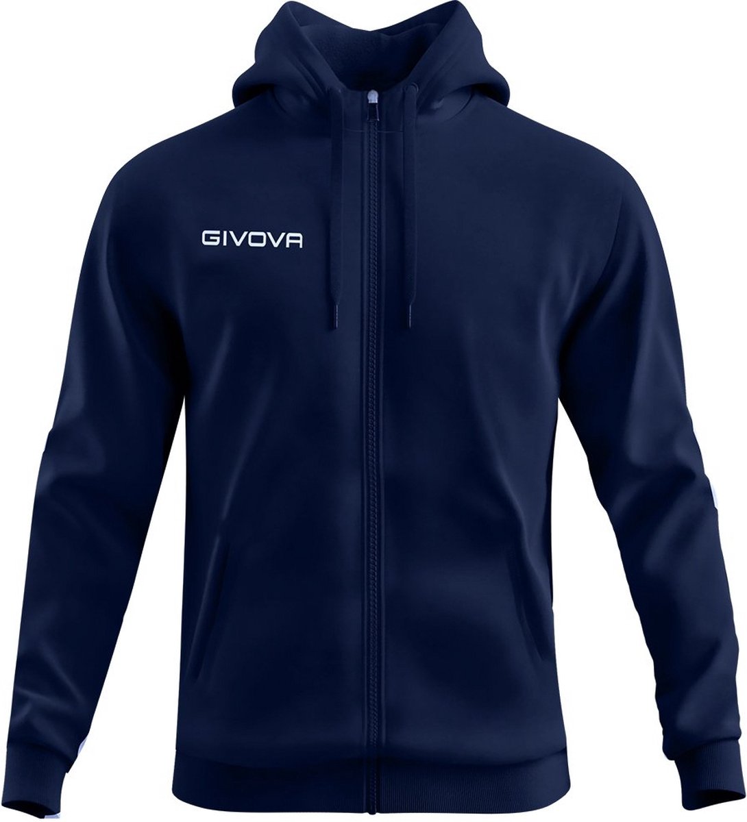 Givova 500 Sweatshirt Met Rits Blauw L Man