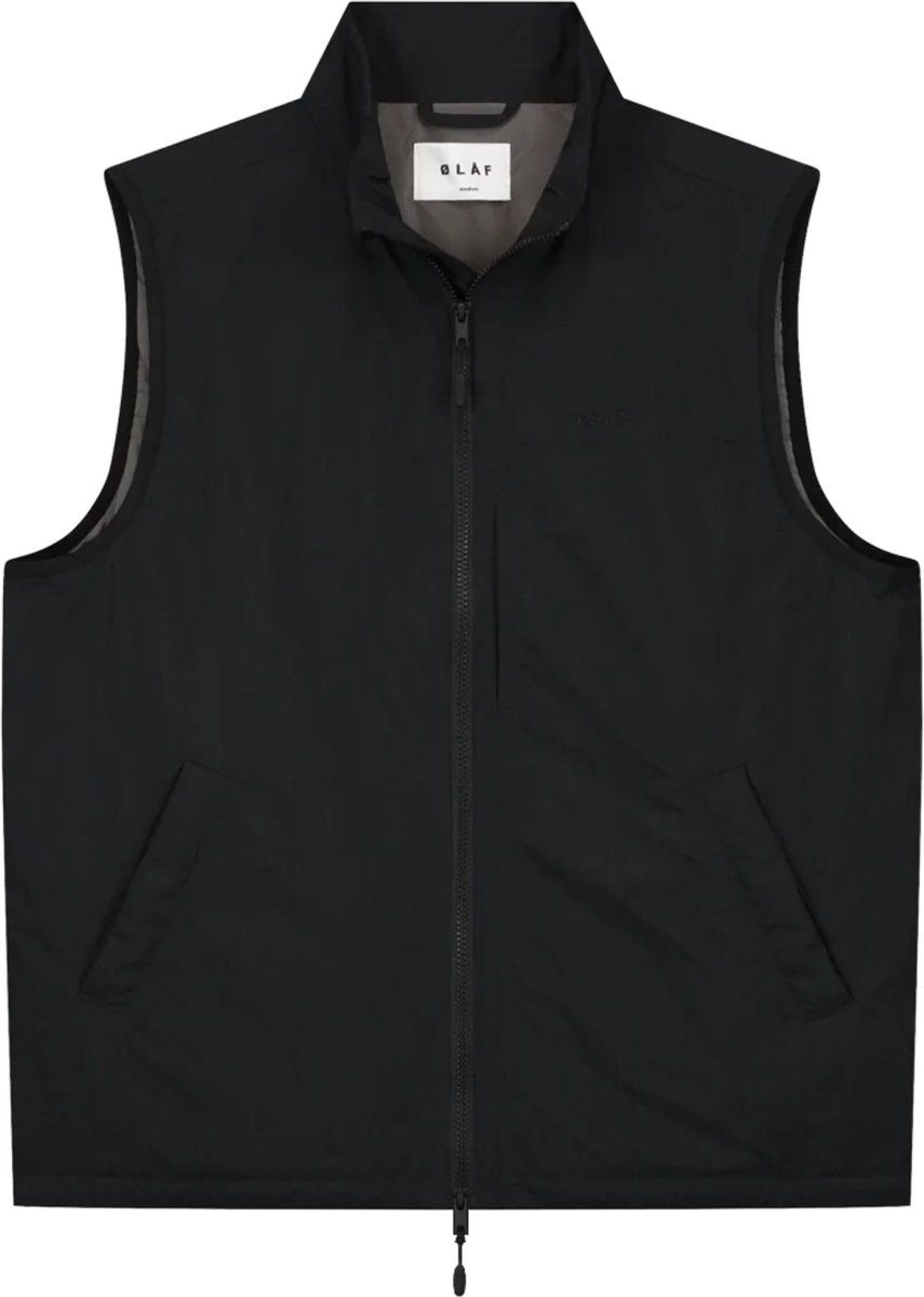 Olaf Jas ØlÅf Nylon Vest Bodywarmers M190501 Zwart