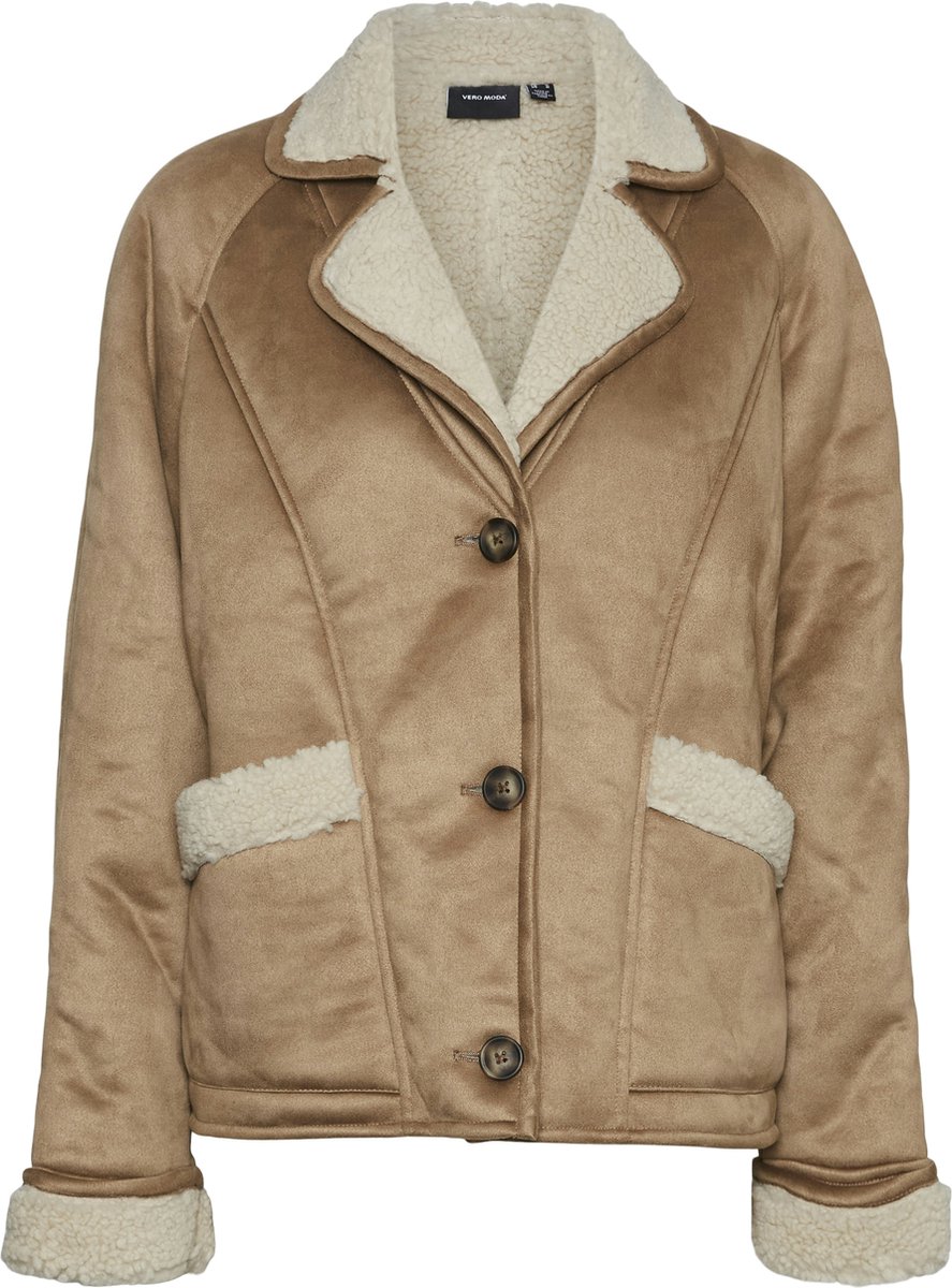 VERO MODA - VMELLA SHERLING JACKET - Dames - Gewatteerde jassen