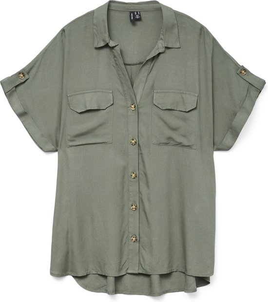 Foto: Vero moda bumpy woven ss top dames maat m