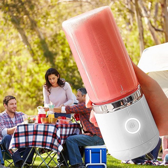 Mini Glazen Mixer Draagbare Smoothie Maker - USB Blender 350 ml - Shopnaam . — afbeelding 2
