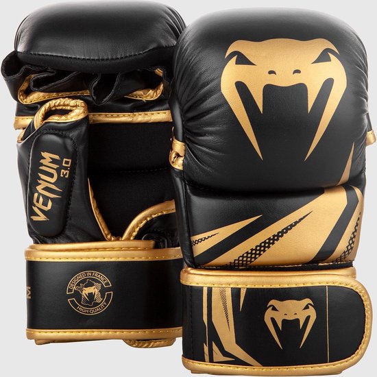Venum Challenger 3.0 MMA Sparring Handschoenen Zwart Goud - L/XL