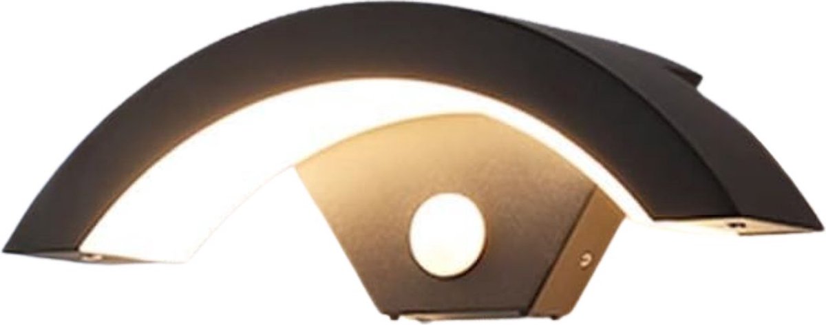 DailySupplies® Buitenlamp met Bewegingssensor - Wandlamp Buiten - Tuinverlichting - Zwart