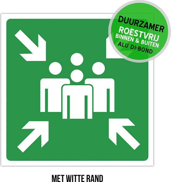 Officiële uitvoering Verzamelplek bord kopen? | Bestel hier