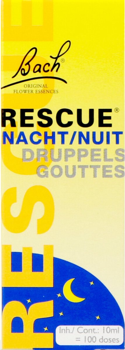 Bach Rescue Druppels Nacht - 2 x 10 ml - Voordeelverpakking