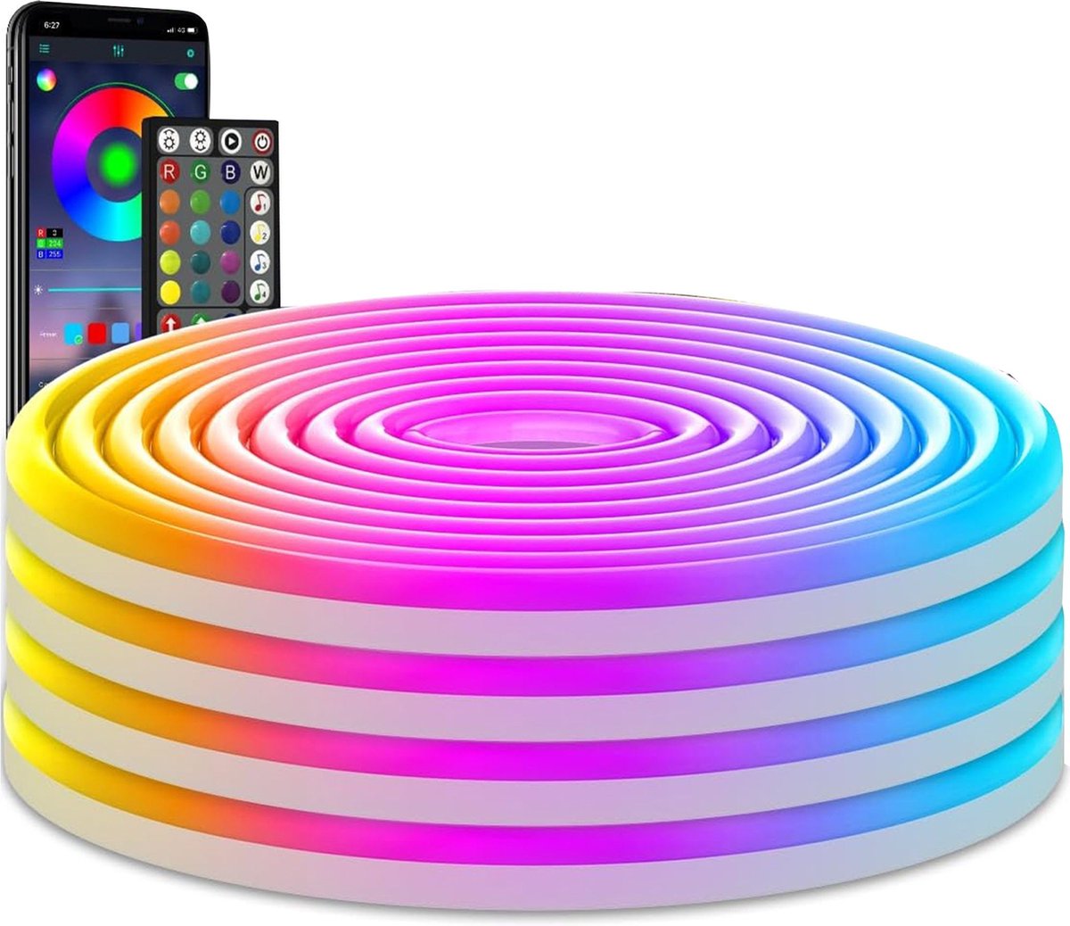 Dailysupplies® Led Strip 6 Meter - Led-Strips met Afstandsbediening - Veelkleurig
