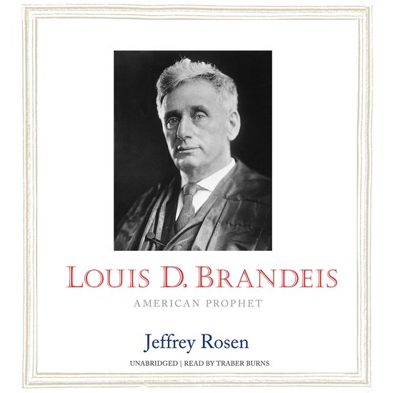 Louis D. Brandeis - cover