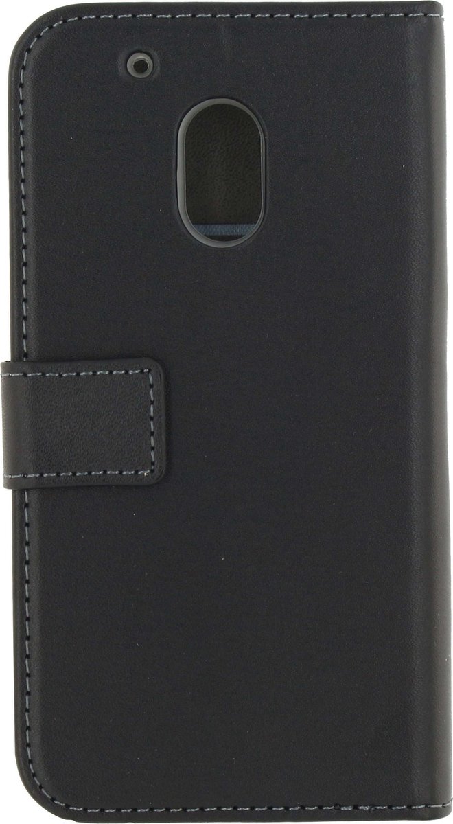 Mobilize Telefoonhoesje geschikt voor Motorola Moto G4 Play Hoesje | Mobilize Classic Gelly Wallet Bookcase Portemonnee | Pasjeshouder voor 2 Pasjes | Telefoonhoesje voor Pinpas / OV Kaart / Rijbewijs - Zwart
