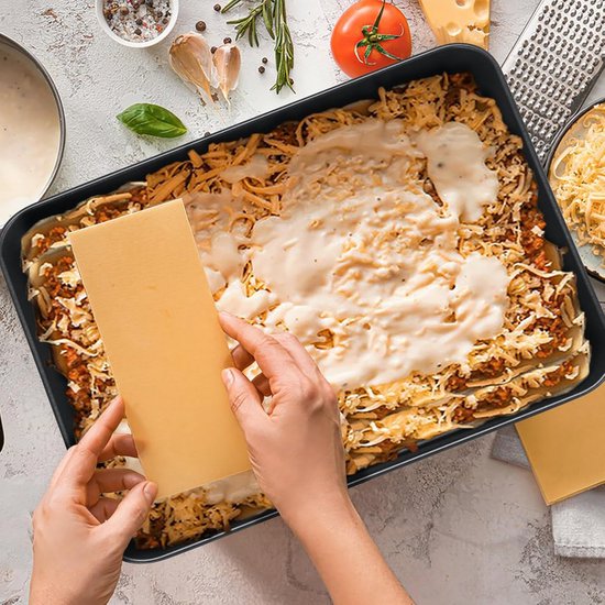 Set de ustensiles de cuisson en acier inoxydable avec moule à gâteau profond et revêtement antiadhésif