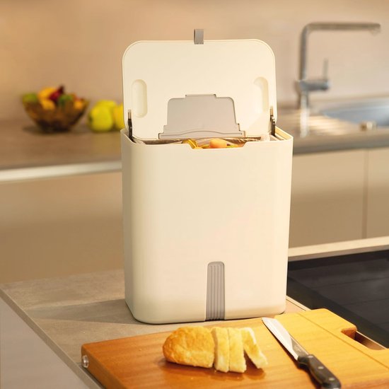 YourCasa Biologische afvalemmer keuken - 7 l