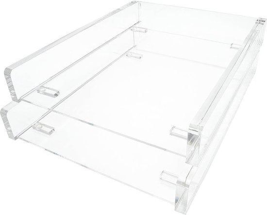 Exacompta Skandi Brievenbakje Stapelbaar A4 Maxi Kleurenassortiment Pak Van 4 P 1267744