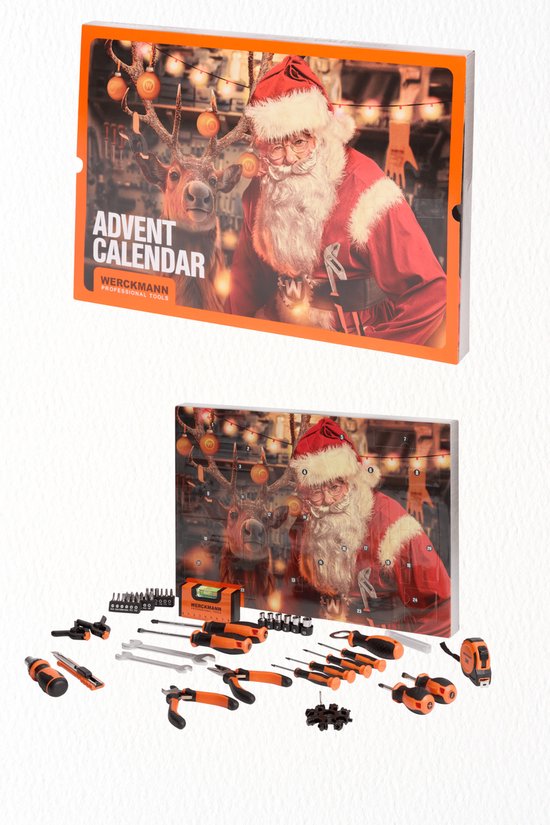 Gereedschap Adventskalender - 24-delig - Elke Dag een Nieuwe Tool - Ideaal Cadeau voor Klussers!