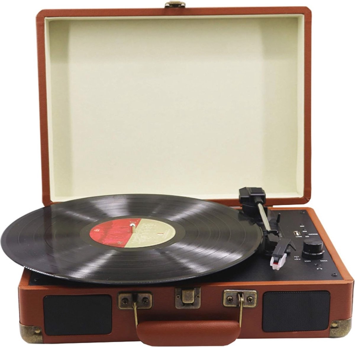 Bluetooth Platenspeler met Ingebouwde Luidsprekers - Voor Vinylplaten 33/45/78 RPM