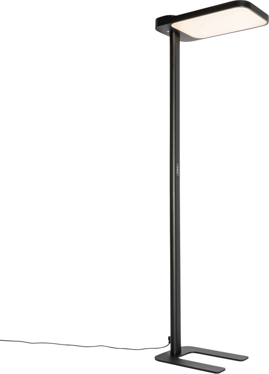 QAZQA Professional guzo - Moderne Vloerlamp | Staande Lamp - 1 lichts - H 196.4 cm - Zwart - Woonkamer