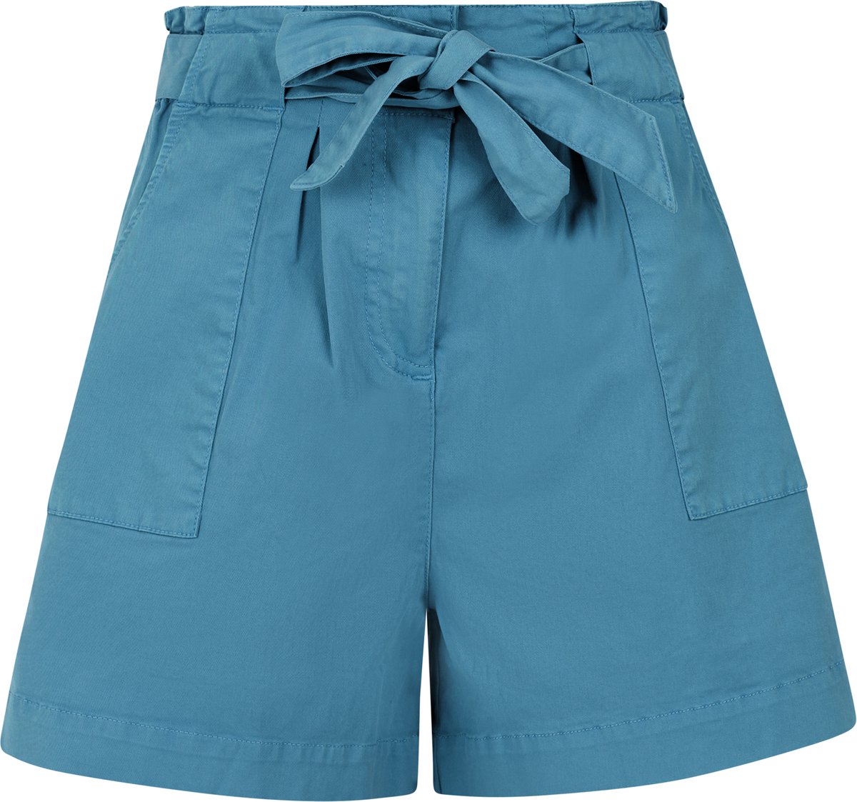 Protest Prtemma – Korte broek Dames – Hoge taille – Koordsluiting Blauw
