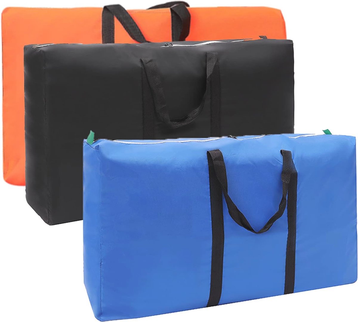 Goedkoopste Ruime Opbergtassen Set van 3 - Opvouwbare Kleding- en Beddengoedzakken voor Verhuizen en Reizen