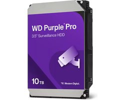 Western Digital Purple Pro WD102PURP interne harde schijf 10 TB 7200 RPM 512 MB 3.5" SATA III