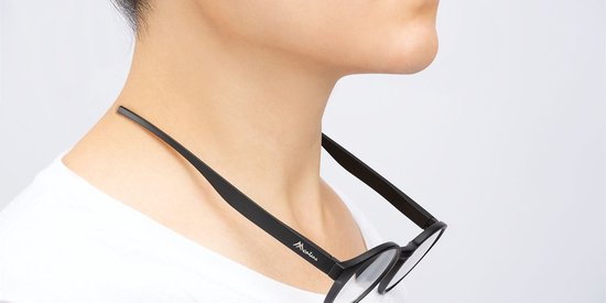 Montana MNR4A leesbril met lange poten Tortoise +1.00 - Hangend - Nek
