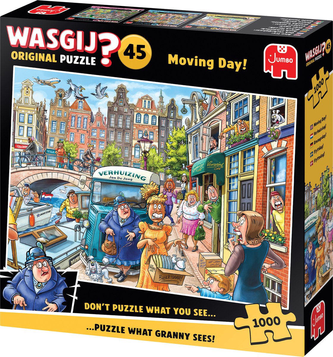 Wasgij Original 45 - Verhuisdag! - 1000 stukjes puzzel - Legpuzzel — afbeelding 4