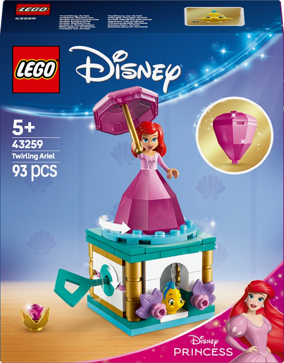 LEGO  Disney Princess Draaiende Aril  43259