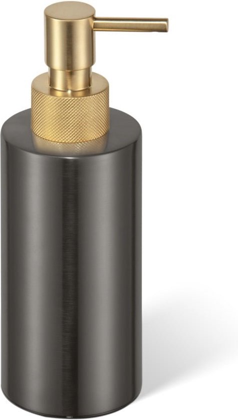 Gedy Tonale Zeepdispenser – Goud Mat, 170 Ml, Roestvrij Staal | Wandmontage Badkamer