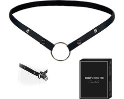DOWO® - Chastity Cage Waist Strap - Kuisheids Riem - Belt voor Peniskooi - Zwart