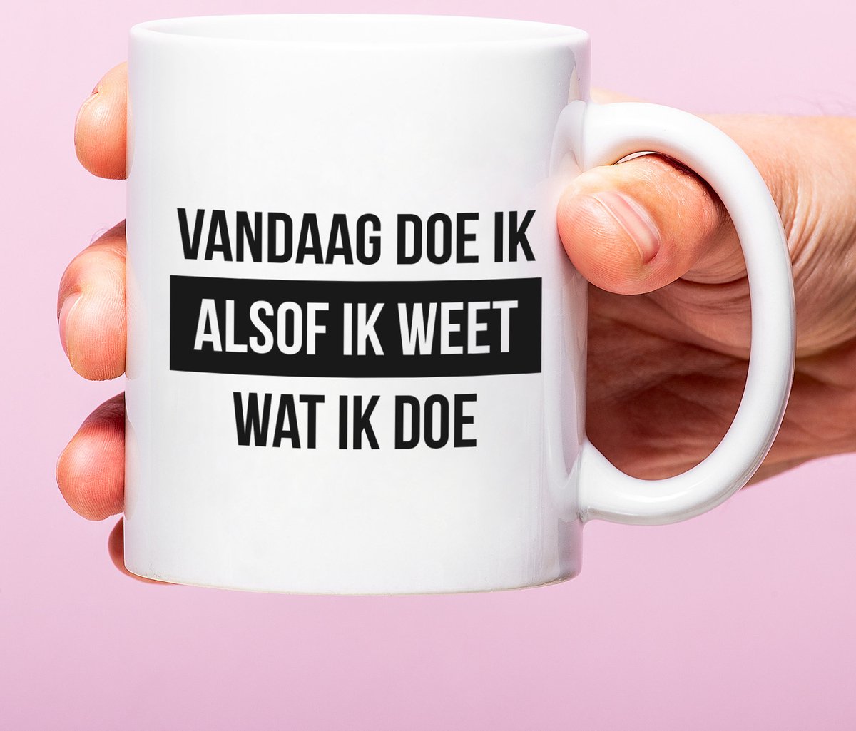 Mok Vandaag Doe Ik Alsof Ik Weet Wat Ik Doe van Ditverzinjeniet.nl