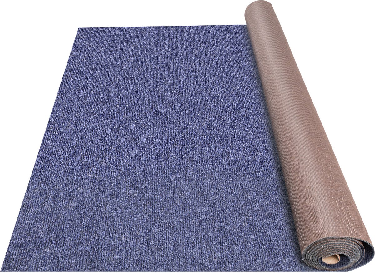 VEVOR Home Fleece Tapijt Effen Kleur 1,8x4 m, Slaapkamer Zachte Pluizige Runner Tapijt Thuis Blauw, Tapijt voor Indoor Woonkamer, Nordic Style Tapijt Thuis Tapijt Mat Effen Kleur Tapijt Bedkant