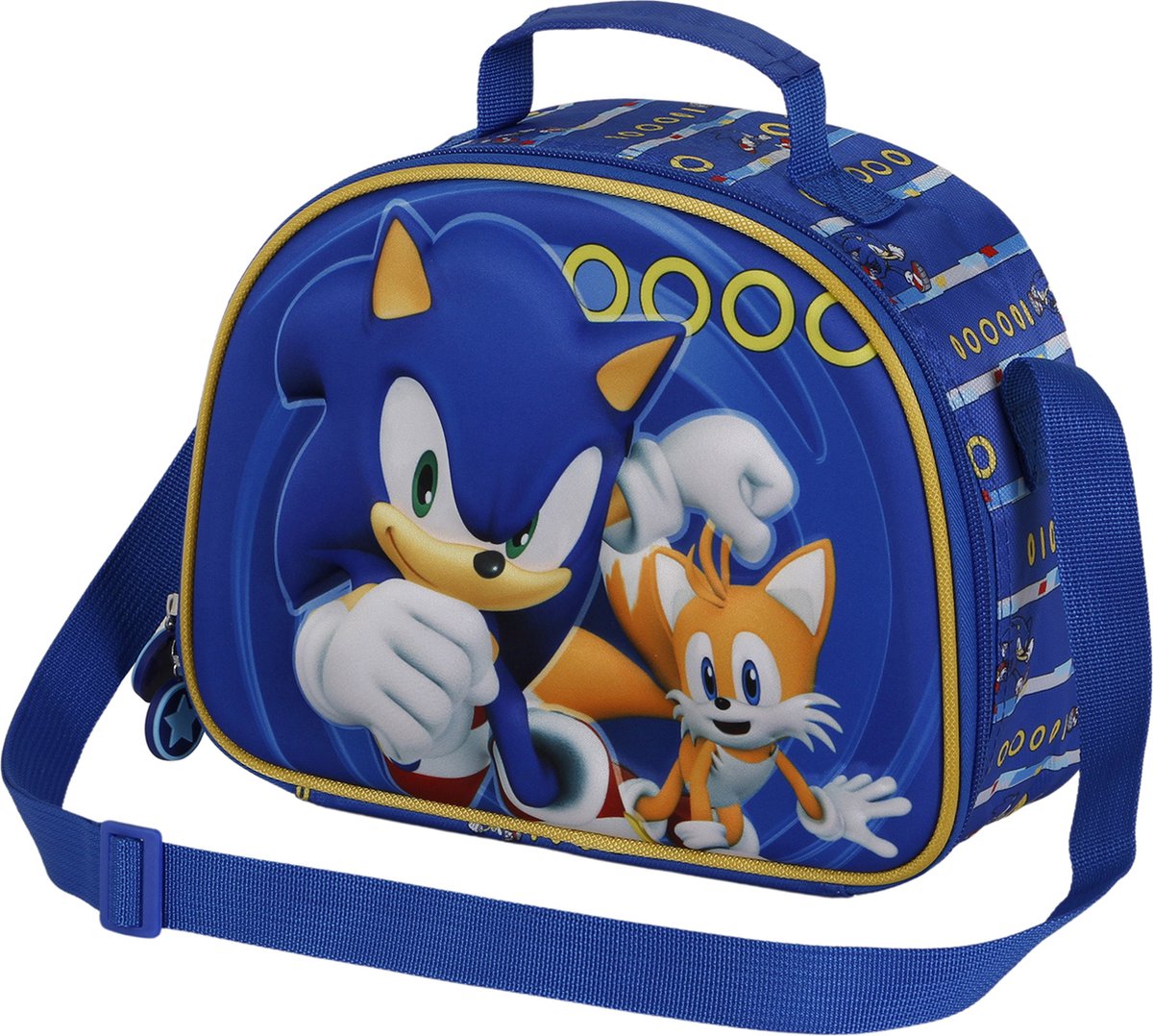 Karactermania - Sonic The Hedgehog - SEGA Tails-3D - Thermische Lunchtas - Snack - Blauw