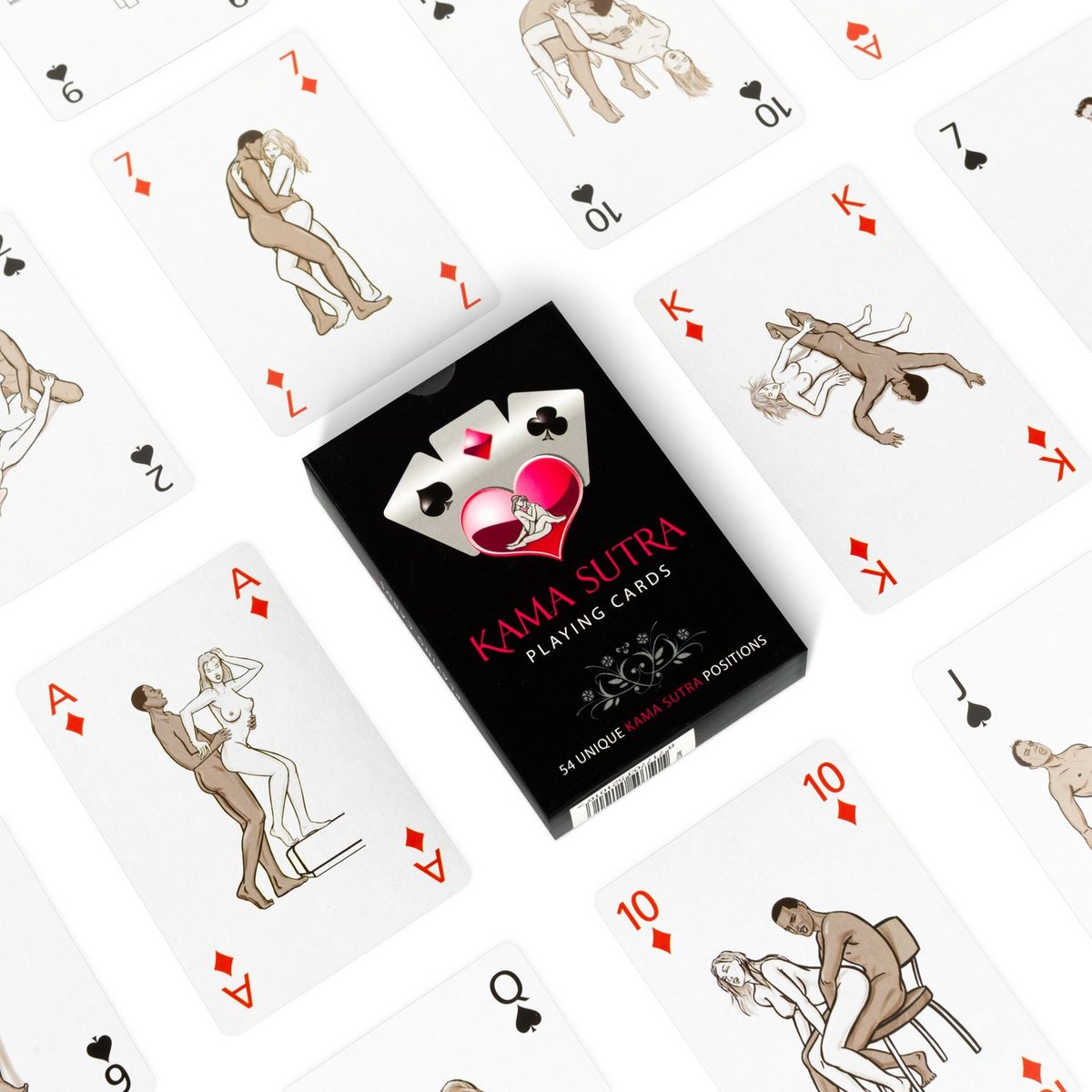 Tease & Please Herz Voll Kama Sutra - 69 Erotische Positionen, Inkl. Pinzette
