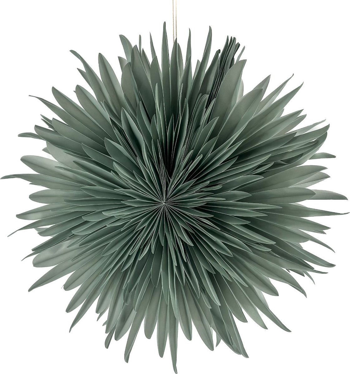HomeBound by KY | Kerstster snow 60cm turquoise met pendel | kerstster | kerstster