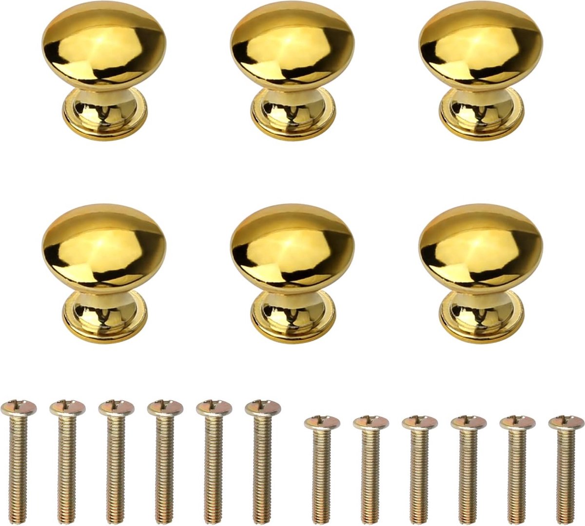 JGS ® Stijlvolle Ronde Meubelknoppen van Zinklegering voor Diverse Meubelstukken