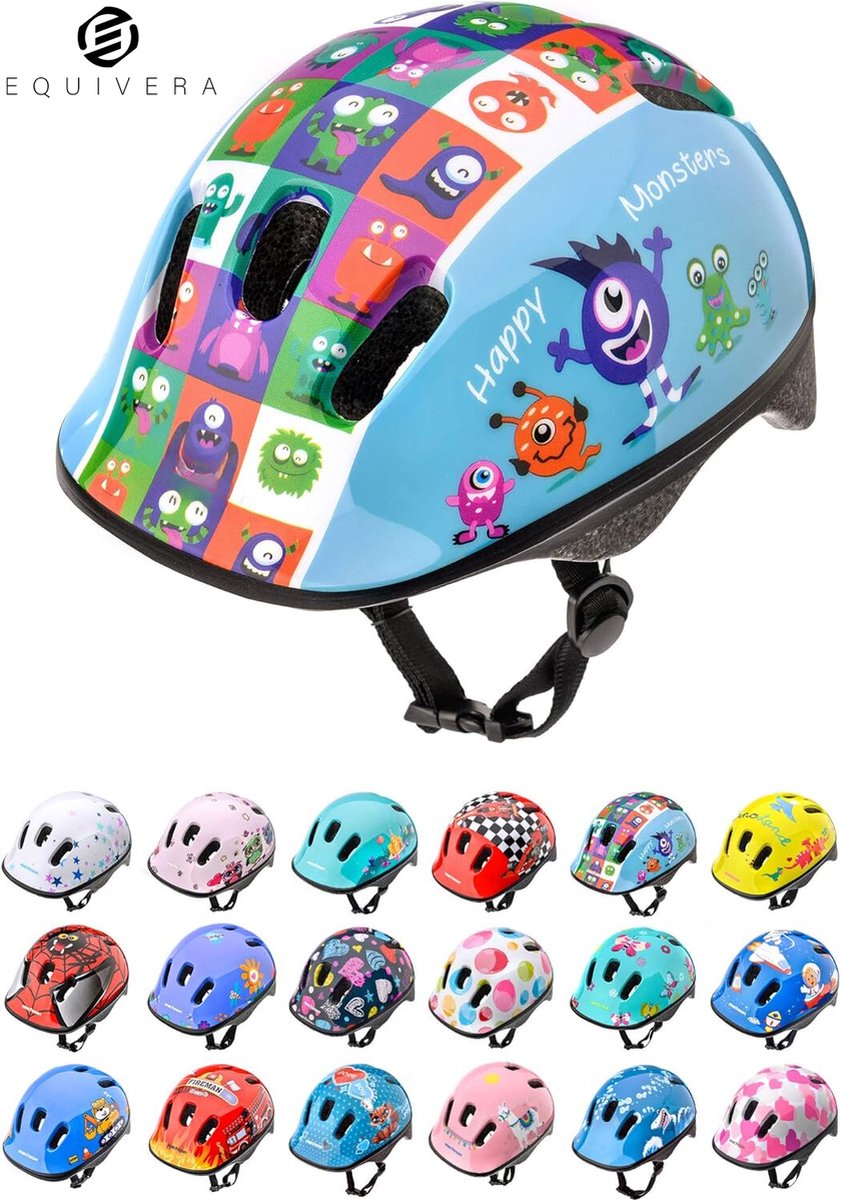 Equivera Baby Fietshelm - Baby Helm - Baby Fietshelm 8 Maanden - Kinder Fietshelm